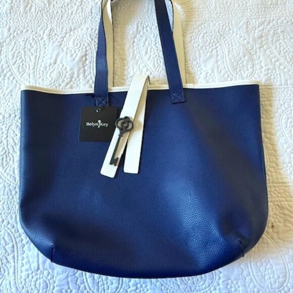belyn key keystone contrast tote bag - Picture 1 of 5